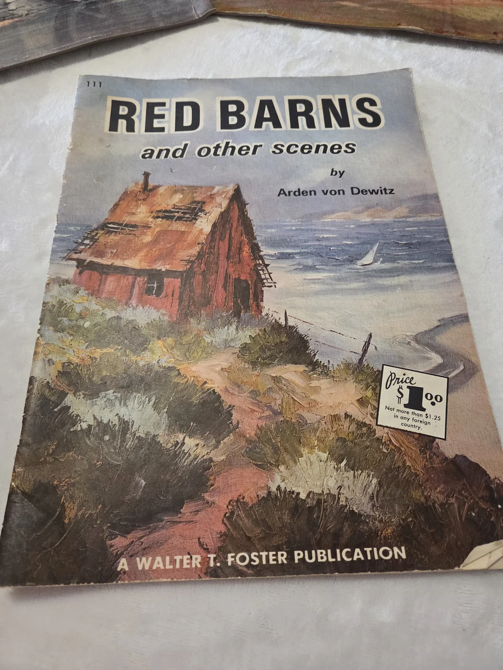 Lithograph Prints Red Barns, Red Barn Magazine, E Thomas, Brightwell